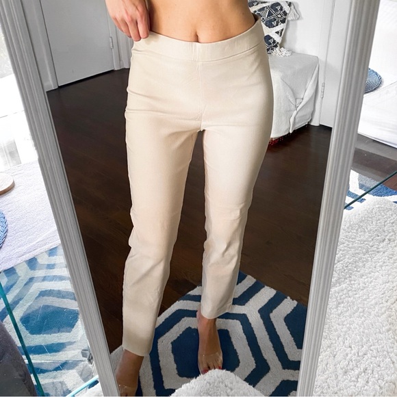 🐚 ELLEN TRACY TAN STRAIGHT LEG PULL ON PANTS! - Picture 5 of 9